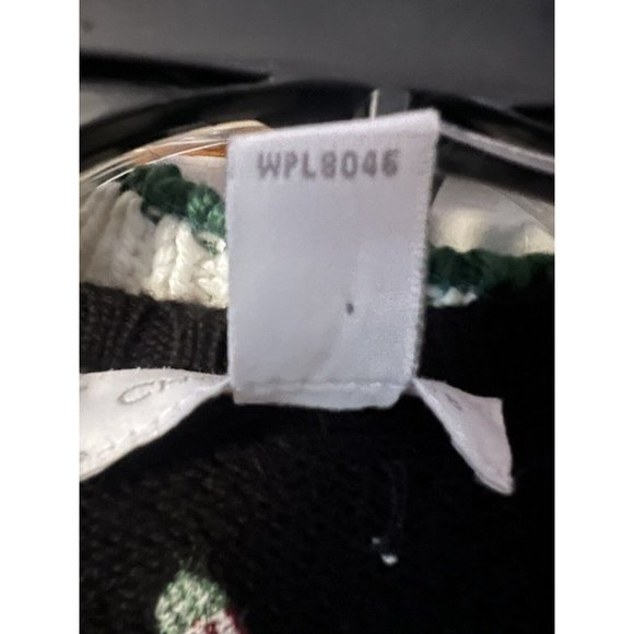 CHARTER CLUB Christmas Women's Cardigan Sweater Button up Size Medium Black - Picture 15 of 16